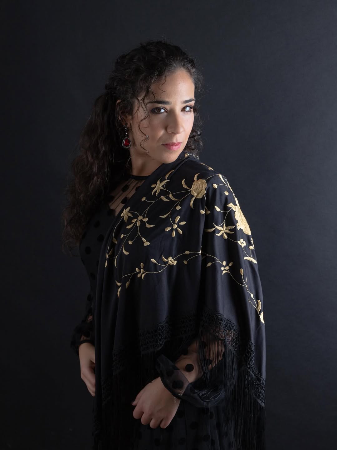 Retrato artístico da cantora Inês Almeida